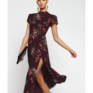 Reformation floral midi dress NEW